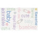Bambino White Kids Rug