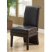 Swivel Leather Parson Chair