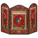 Red Rooster 3 Panel MDF Fireplace Screen