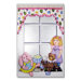 Faux Window Mirror Screen with Doll and Bunny