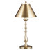 Table Lamp with Antique Brass Metal Shade