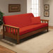 Stretch Jersey Full Futon Cover in Tangerine