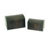 Leather Jewelry Box with Snake Design in Distressed Purple (Set of 2)