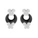 Flower Round Cubic Zirconia Earrings
