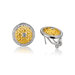 Round Cubic Zirconia Earrings