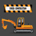 Under construction Wall Art Print