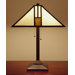 White Mission-Style Table Lamp