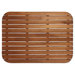 Teak Shower Mat with Rounded Corners