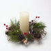 Jardin Christmas Woodland Berry and Bell Candle Wreath