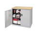 Elite Series Large Capacity Counter Height Cabinet with Woodgrain Top