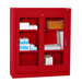 Storage Cabinets with Sliding Door Clear View