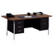 72" W Double Pedestal Large Executive Desk with File Drawer
