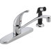Single Handle Centerset Kitchen Faucet with Side Spray