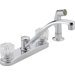 2.5" Two Handle Centerset Kitchen Faucet with Side Sprayer