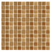 Spongez S-Brown 1" x 1" Recycled Glass Mosaic in Brown