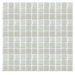 Iridescentz I-Off White 1" x 1" Recycled Glass Mosaic in White