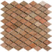 Tumbled Slate Diamond Mosaic in Copper