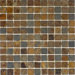 1" x 1" Tumbled Slate Mosaic in Sunsets