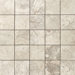 12" x 12" Porcelain Mosaic in Gray Travertine