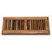 4" x 12" Surface Mount Acacia Wood Vent in Natural