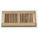 4" x 10" Surface Mount Maple Wood Vent in Natural