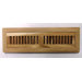 2" x 10" x 3/4" Flush Mount Unfinished Pecan Wood Vent