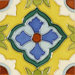 Mission 6" x 6" Hand-Painted Ceramic Decorative Tile in Laguna