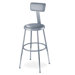 Height Adjustable Stool with Adjustable Backrest