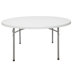 60" Round Folding Table