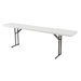6' Rectangular Narrow Folding Table