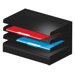 Four Tier Legal Document Tray