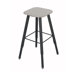 Height Adjustable Stool with Footrest