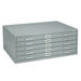 Five-Drawer Steel Flat File
