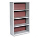 Value Mate Series Bookcase, 4 Shelves, 31-3/4w x 13-1/2d x 54h, Gray                                                         