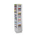 Steel Rotary Magazine Rack, 92 Compartments