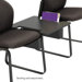 Forge Straight Connecting Table in Black