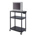 Mobile AV Adjustable TV Cart