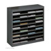 Steel Literature Organizer with 36 Letter-Size Compartments