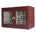 270 Beveled 2 Door Wine Cooler Credenza