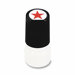 Stamp, Round Star, 5/8", Pre-Inked, Red
