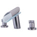 Morgana Double Handle Deck Mount Roman Tub Faucet Trim Grip Handle