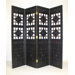 Black Gothic Diamond Wooden Room Divider
