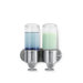 Twin Wall Mounted Shampoo and Soap Dispenser