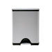 Recycler Trash Can in Brushed Stainless Steel