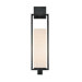 Metro One Light Wall Sconce in Black Brass