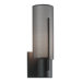 Oberon 12" One Light Wall Sconce with Black Bronze Steel Shade in Black Bronze