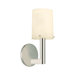 Calmo Roto One Light Wall Sconce in Polished Nickel