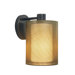 Puri One Light Wall Sconce in Black Brass