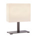 Mitra 18" Two Light Table Lamp in Black Brass