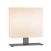 Mitra Two Light Table Lamp in Black Brass